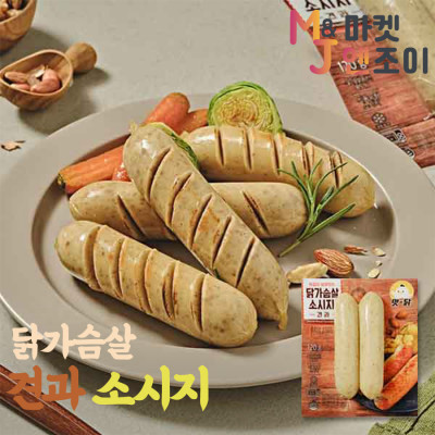 한끼통살 닭가슴살 소시지 견과맛 120g